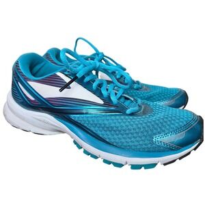 rooks Launch Running Shoes Womens 8.5 Teal Blue Lightweight Trainer